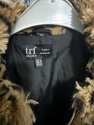 Zara Leopar Peluş Mont - Görsel 2