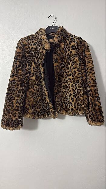 Zara Leopar Peluş Mont - Görsel 4