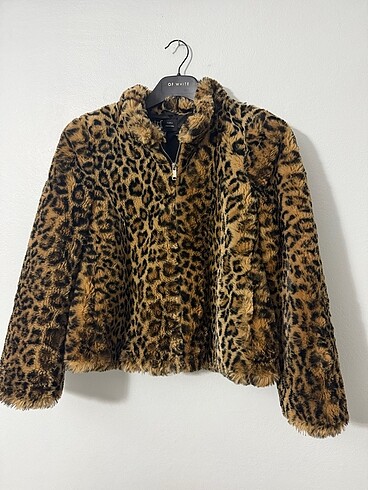 Zara Leopar Peluş Mont - Görsel 3