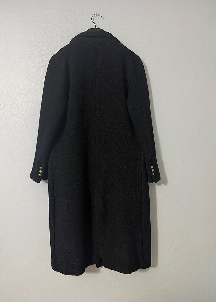 Zara Trafaluc Siyah Kaban - Görsel 2