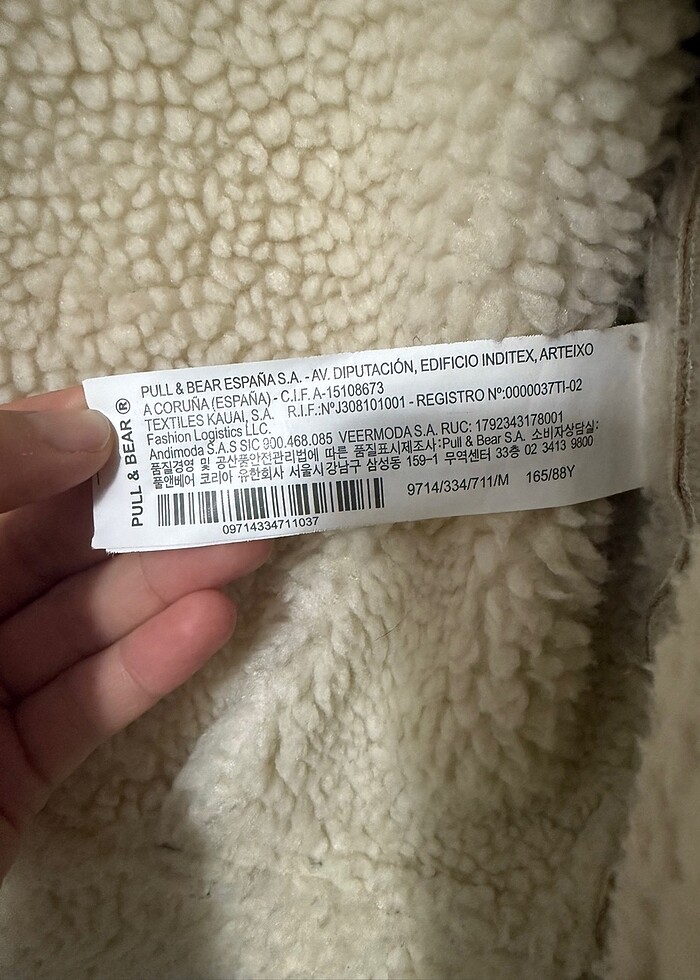 Pull & Bear Bej Biker Mont - Görsel 4