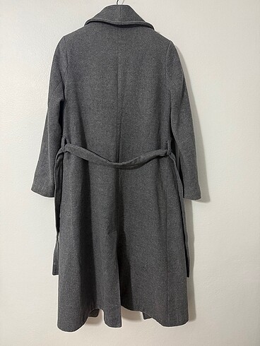 Perry Marka Gri Kuşaklı Kaban - Görsel 2