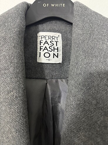 Perry Marka Gri Kuşaklı Kaban - Görsel 3