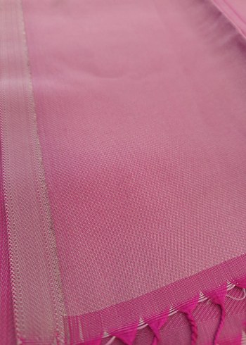 Parlak Mor İpek Görünümlü Kadın Şal - Görsel 2