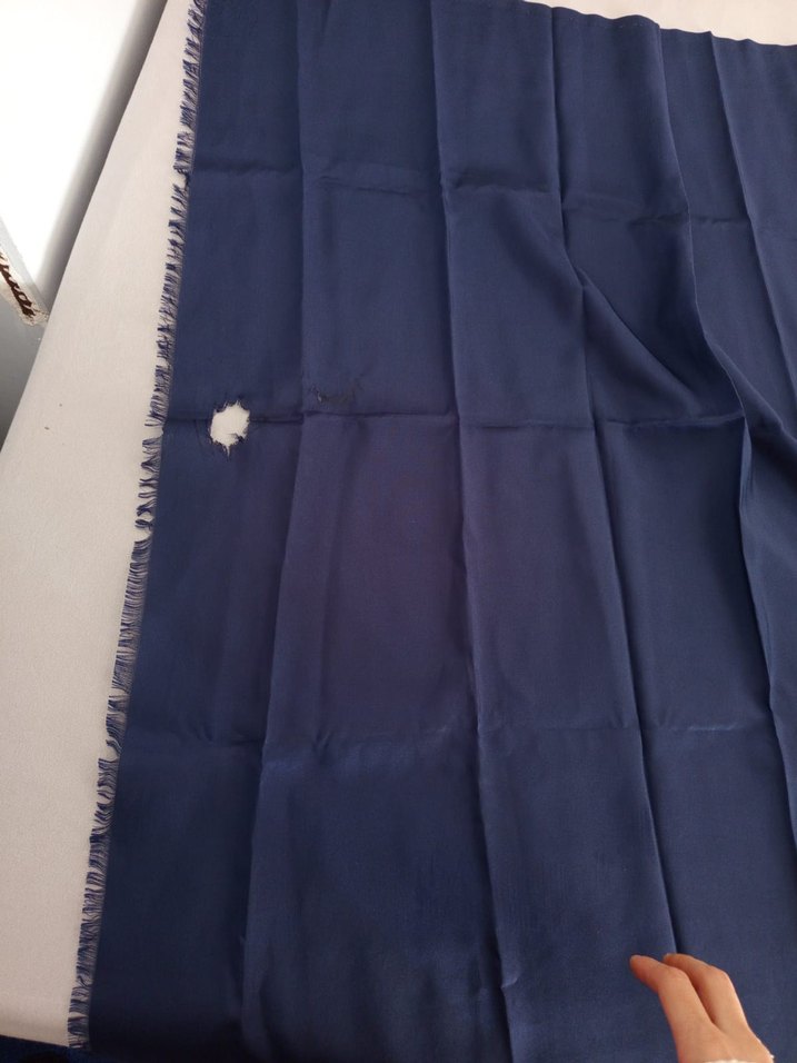 Lacivert Kadın Bohem Tafta Esarp - Görsel 4