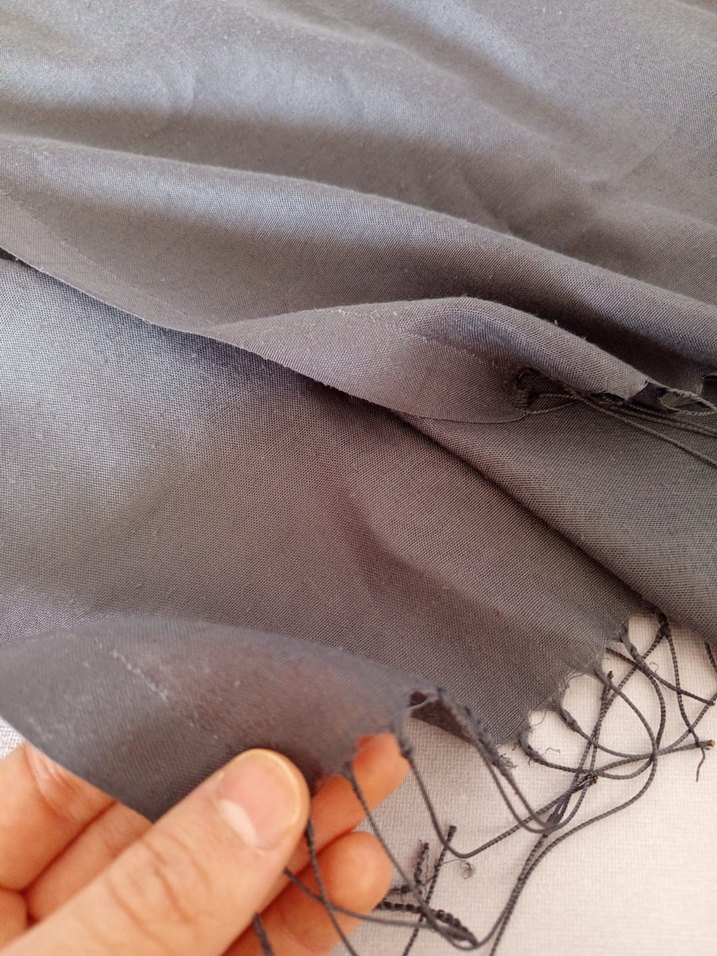 Kadın Gri Yumuşak Şal - Görsel 3