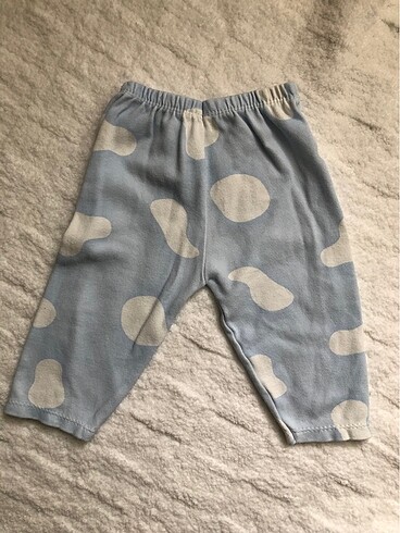 3 Ay Beden mavi Renk Pijama Takımı