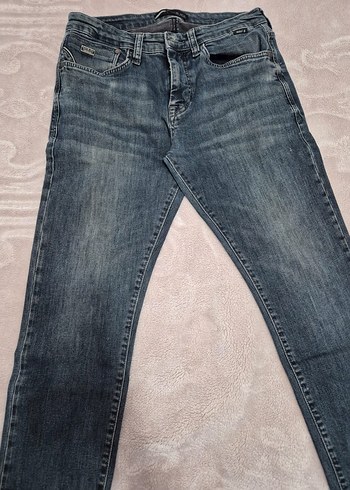 Gri Regular Fit Erkek Denim Pantolon - Görsel 2