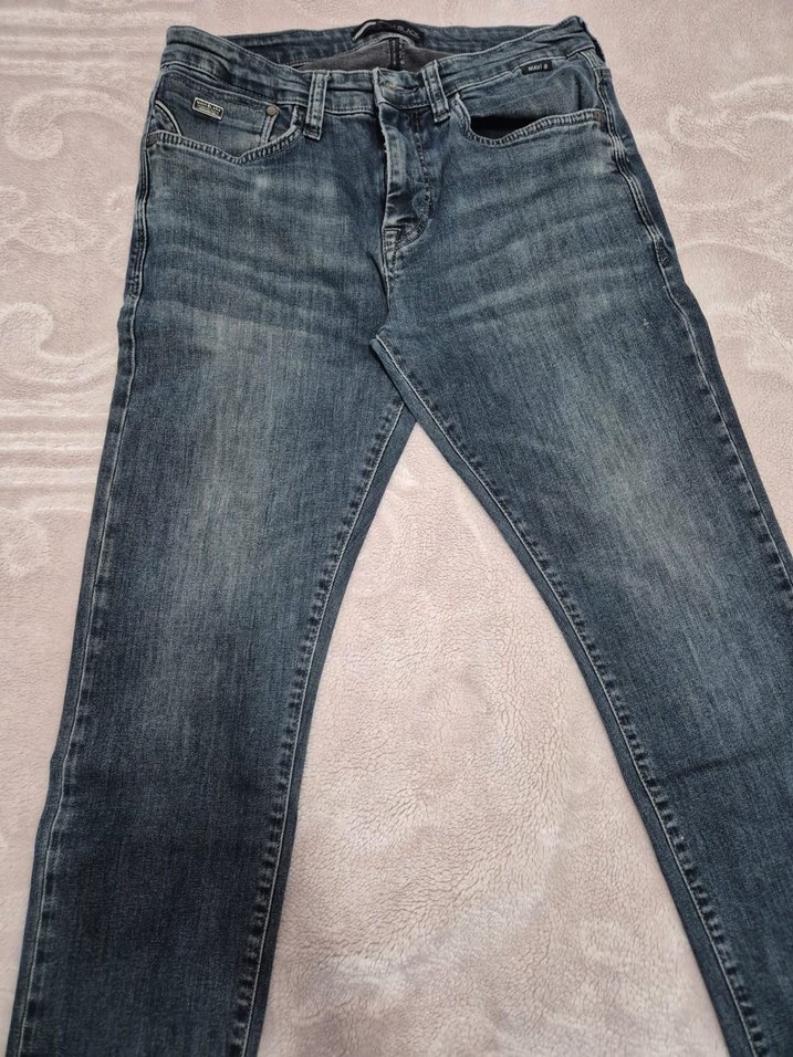 Gri Regular Fit Erkek Denim Pantolon - Görsel 2