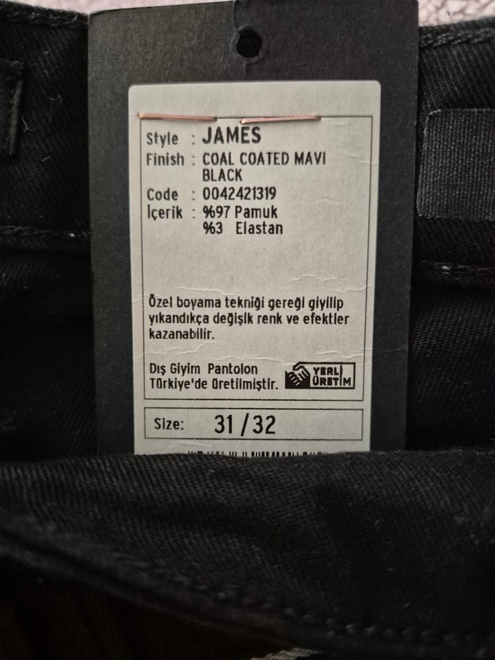 Kemerli Siyah Erkek Pantolon - Görsel 2