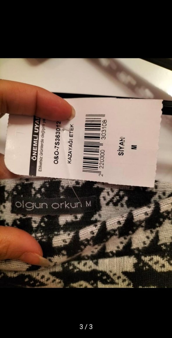 Gri Beyaz Kareli Mini Etek - Görsel 3