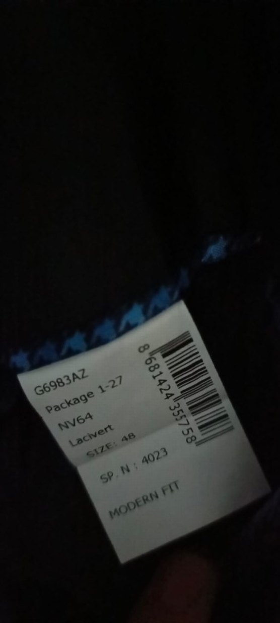 Lacivert Erkek Blazer Ceket - Görsel 3