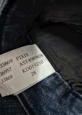 Kadın Lacivert Mini Denim Şort - Görsel 3