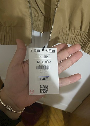 l Beden camel Renk Bej Denim Midi Kadın Yelek