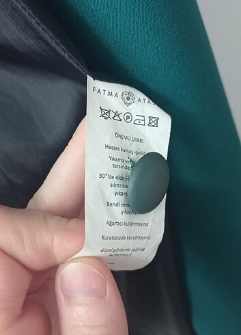 36 Beden yeşil Renk Fatma Atasoy Yelek 