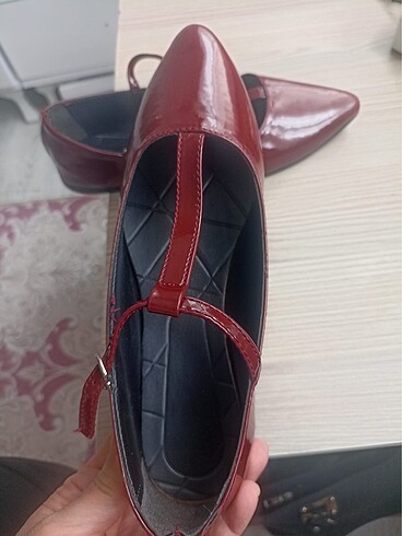 38 Beden Bordo ayakkabı