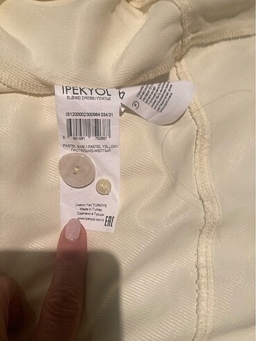 xs Beden sarı Renk İpekyol elbise