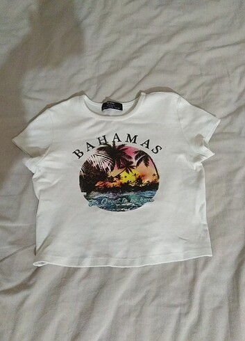 bershka crop tisort 
