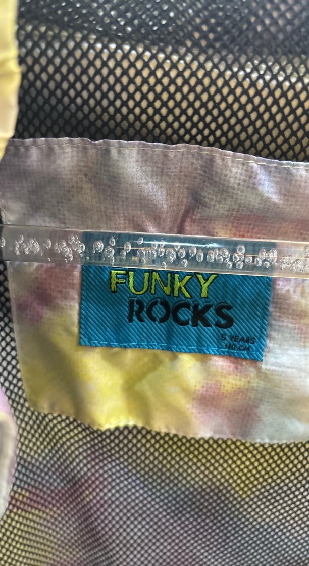 Kız Çocuk Bağlama Desenli Kapüşonlu Yağmurluk - Görsel 3