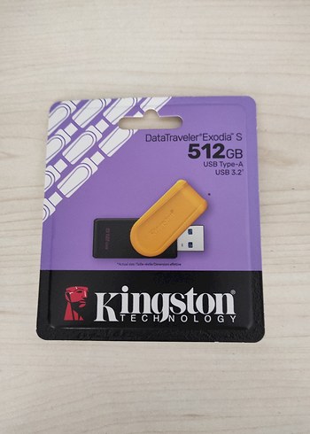 Kingston 512GB USB 3.2 Renkli Flash Bellek