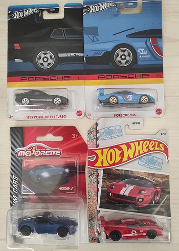 3 HOT WHEELS 1 MAJORETTE