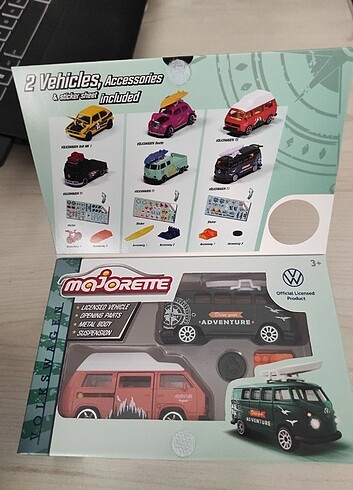 MAJORETTE İKİLİ SET VW T1 - VW T3