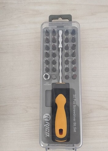 30 PARÇA ŞEFFAF BİTS SET