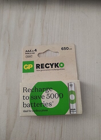 GP 650 MAH AAA 4LÜ PİL