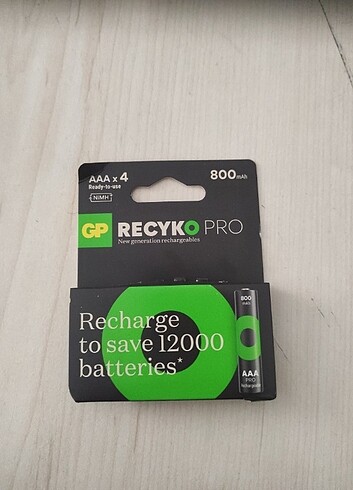 GP RECYKO PRO 800 MAH AAA 4LÜ PİL