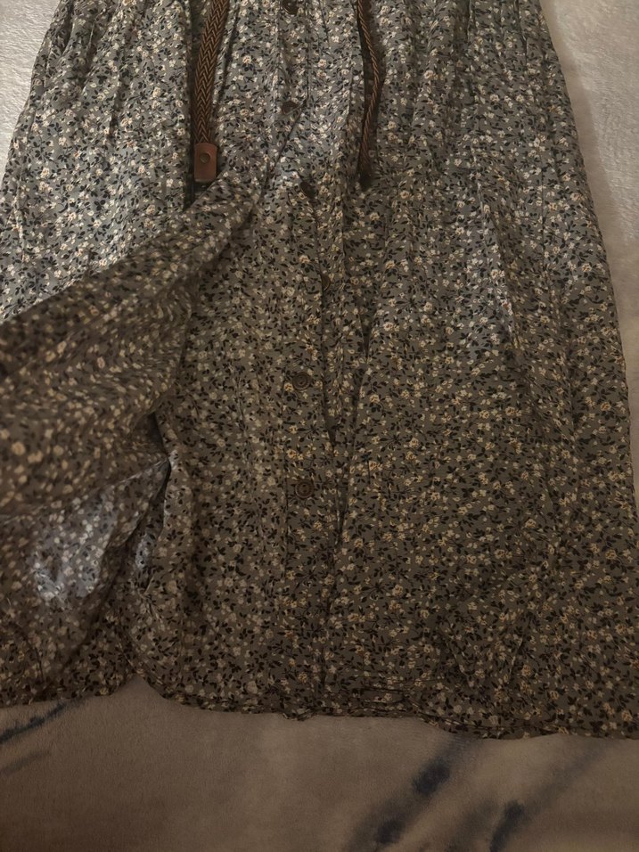 Kadın Midi Boy Kemerli Etek - Görsel 2