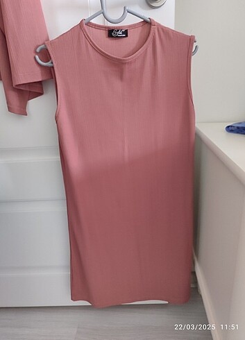 Diğer Alt üst kimono takım pudra pembe