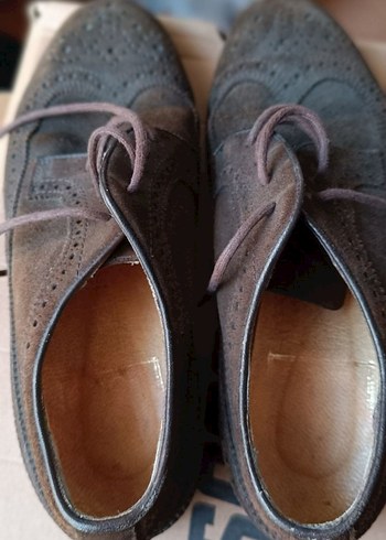 Gri Süet Erkek Klasik Ayakkabı - Görsel 5