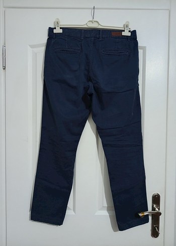 Erkek Lacivert Denim Pantolon Regular Fit - Görsel 3