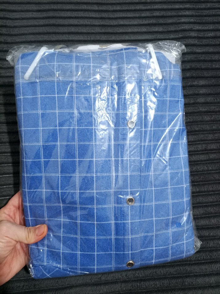 Kareli Uzun Kollu termal Erkek Gömlek - Görsel 3