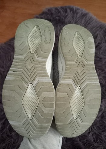 Gri Bağcıklı Kız Çocuk Spor Ayakkabı - Görsel 5