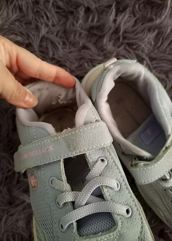 Gri Bağcıklı Kız Çocuk Spor Ayakkabı - Görsel 3