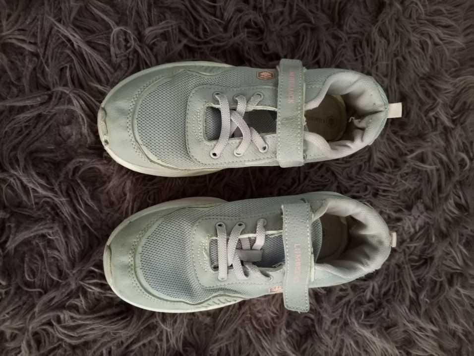 Gri Bağcıklı Kız Çocuk Spor Ayakkabı - Görsel 2