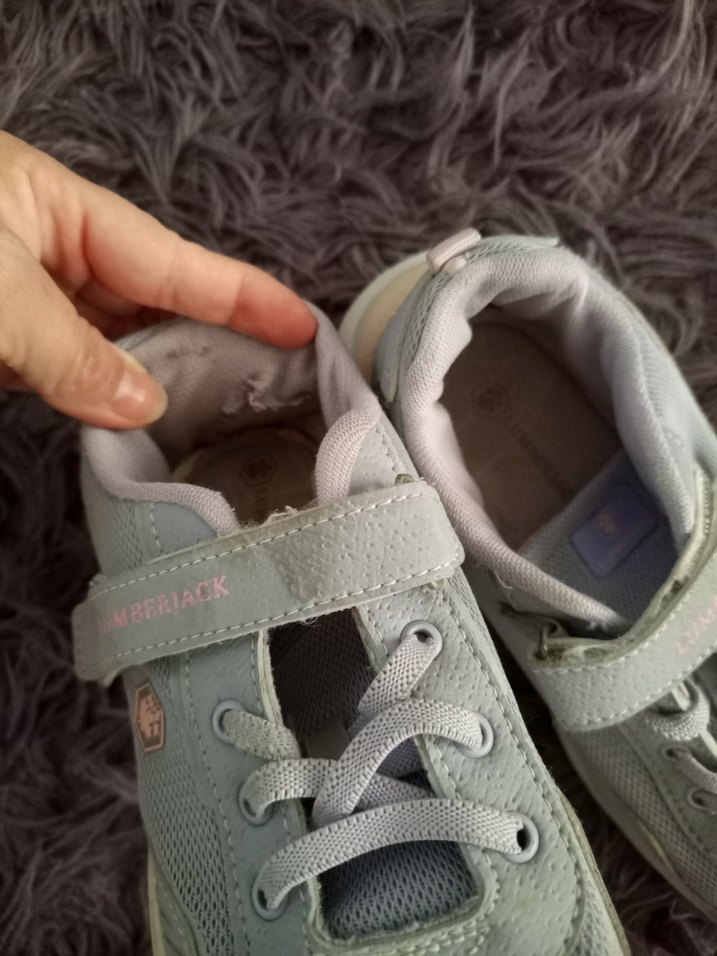 Gri Bağcıklı Kız Çocuk Spor Ayakkabı - Görsel 3