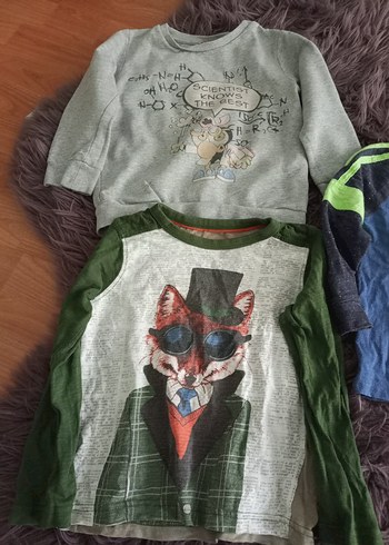 Erkek Çocuk Mavi Bağcıklı Sweatshirt - Görsel 2