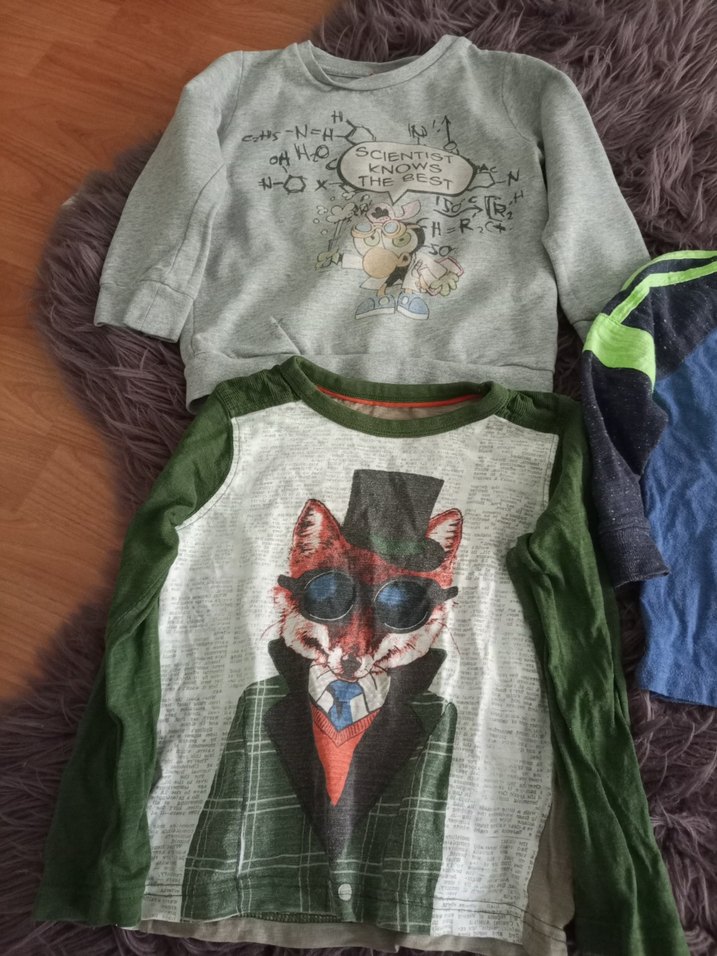 Erkek Çocuk Mavi Bağcıklı Sweatshirt - Görsel 2