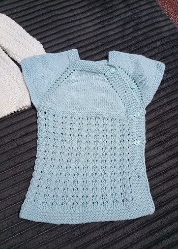 bebek örme yelek hirka - Görsel 2