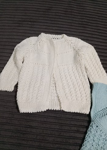 bebek örme yelek hirka - Görsel 3