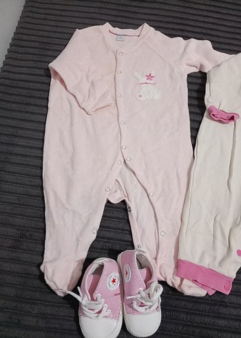 Pastel Pembe Bebek Hastane Kıyafeti Seti - Görsel 4