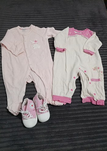 Pastel Pembe Bebek Hastane Kıyafeti Seti - Görsel 2