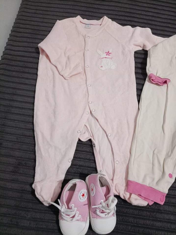 Pastel Pembe Bebek Hastane Kıyafeti Seti - Görsel 4