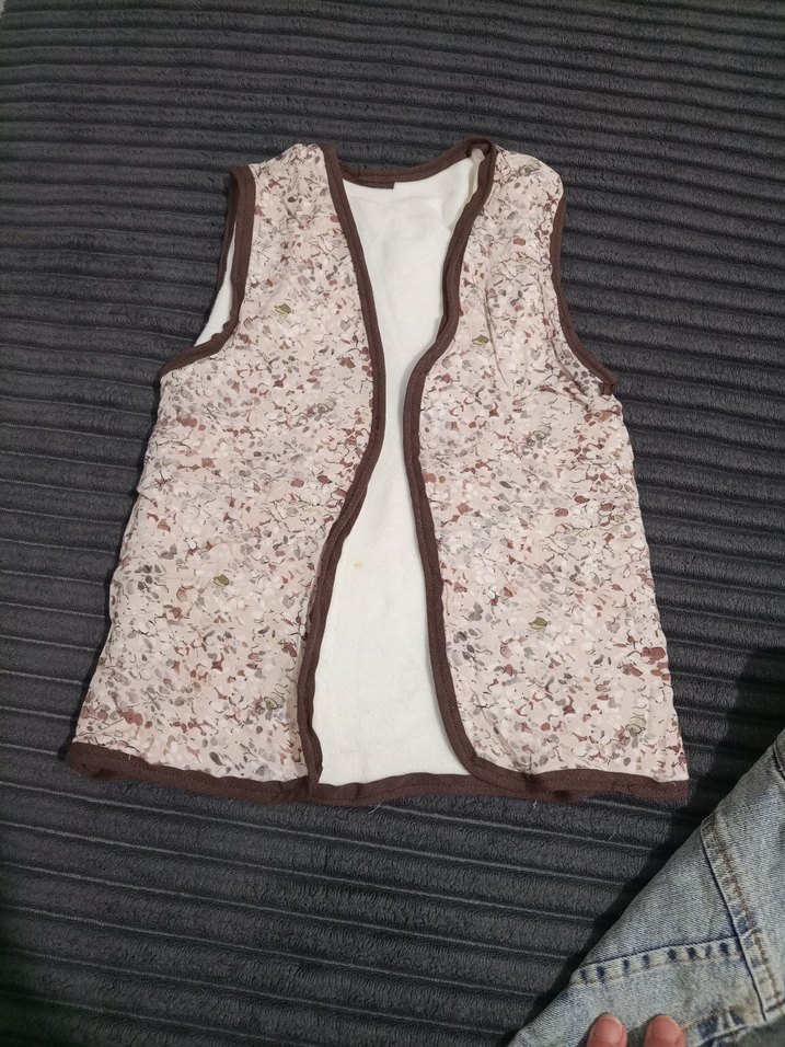 Düğmeli Kız Denim Ceket - Görsel 3