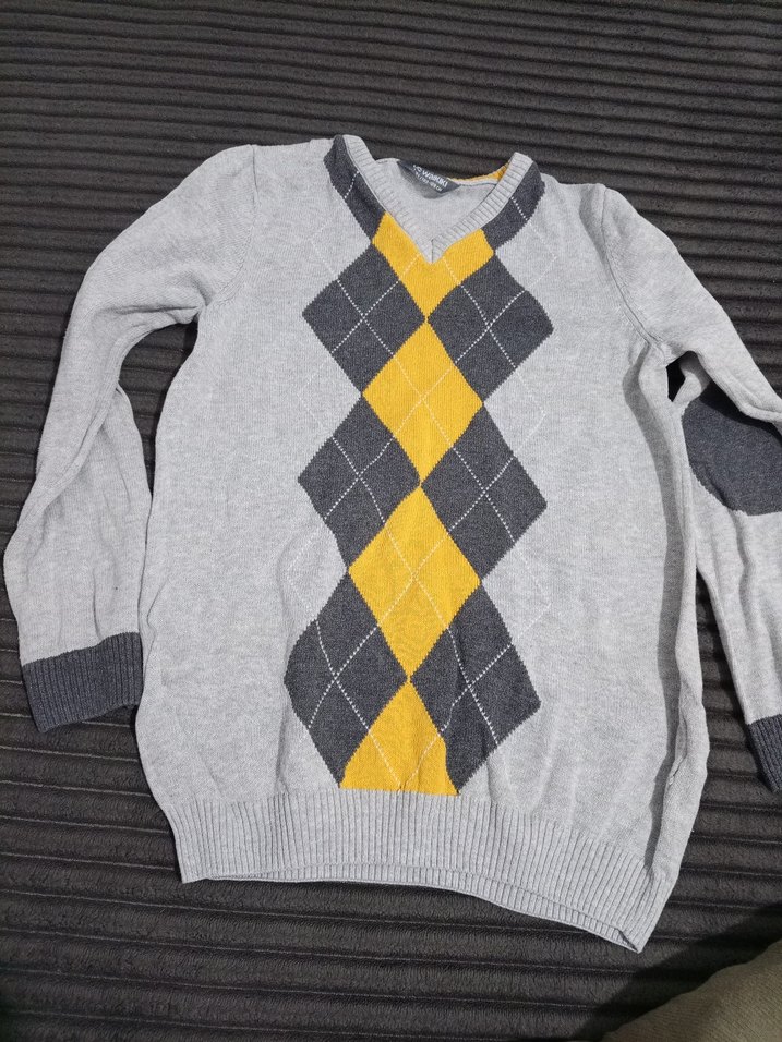 Gri Triko Erkek Çocuk Sweatshirt - Görsel 3