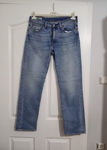 Erkek Mavi Kot Pantolon Kemerli Regular Fit - Görsel 2