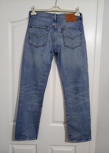 Erkek Mavi Kot Pantolon Kemerli Regular Fit - Görsel 4