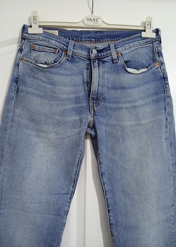 Erkek Mavi Kot Pantolon Kemerli Regular Fit - Görsel 3